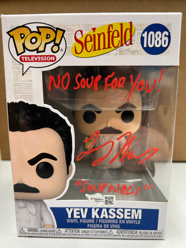 Larry Thomas Autographed Yev Kassem Funko Pop!