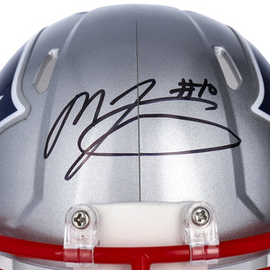 Mac Jones Autographed Mini Helmet