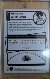 Jalen Green, Houston Rockets, 2021-22 Panini NBA Hoops 75th Year Anniversary, Red #66/75