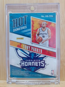 Tony Parker, Charlotte Hornets, 2018-19 Panini Hoops Hot Signatures (Autograph), No. HS-TPK