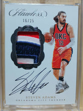 Load image into Gallery viewer, Steven Adams, OKC Thunder, 2016-17 Panini Flawless - Multi-Coloured Patch Autograph #DPA-STA #16/25