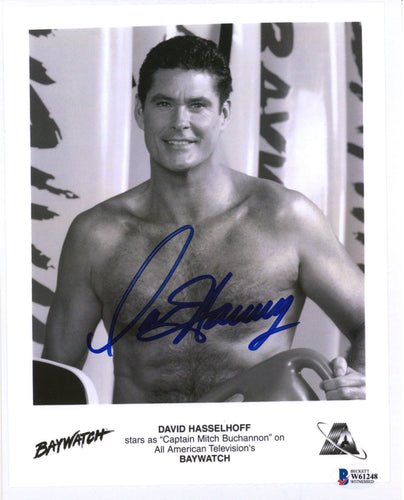 David Hasselhoff Baywatch Autographed 8