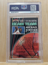 Load image into Gallery viewer, Michael Jordan, Chicago Bulls, 1992 Stadium Club Beam Team #1 Holo PSA 8 (NM-MT)