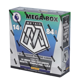 2021 Panini Mosaic EPL Soccer Fanatics Mega Box